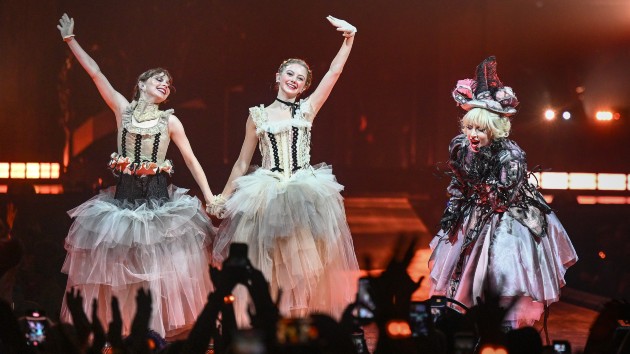 ‘Wednesday’ stars join Lady Gaga onstage for ‘The Dead Dance’